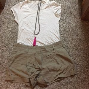 Ann Taylor linen shorts